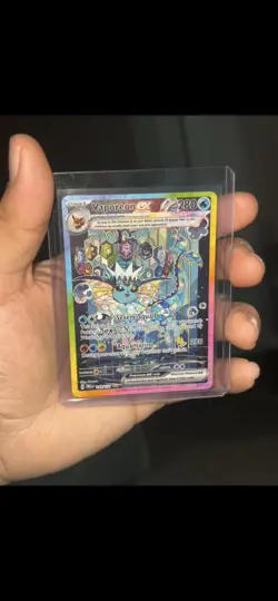 Pokemon TCG Vaporeon EX Prismatic Evolutions Special Illustration Card 149/131 - Image 1