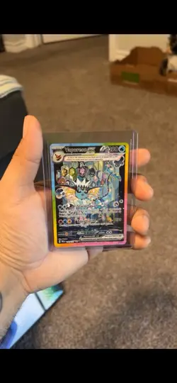 Pokemon TCG Vaporeon EX Prismatic Evolutions Special Illustration Card 149/131 - Image 3