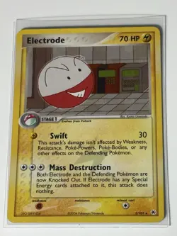 Pokemon TCG Electrode Holo Rare Card 5/101 Hidden Legends Series - Image 1