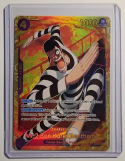 Mr. 2 Bon Clay Bentham English One Piece Card Game SEC EB01-061 PRB-02 - Image 3