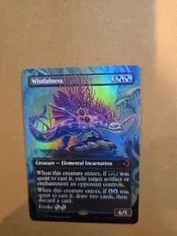 Wistfulness - Borderless Foil - Lorwyn Eclipsed MTG - Image 4