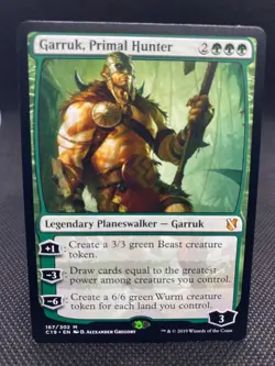 MTG Garruk, Primal Hunter - Commander 2019 NM/Reg English - Image 1