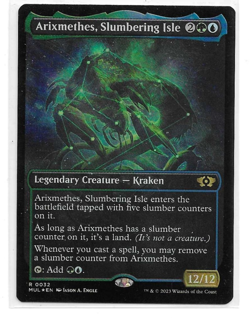 Arixmethes, Slumbering Isle (Foil) - March of the Machine: Multiverse Legends - Image 1