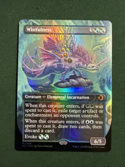 WOTC Lorwyn Eclipsed Wistfulness (Borderless) (MR) (Foil) NM - Image 1