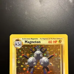 Pokemon TCG Magneton 9/102 Base Set Holo Unlimited Rare LP/MP - Image 2