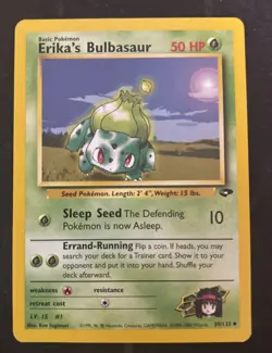 Erika's Bulbasaur 39/132 Pokemon Gym Challenge Regular, Ungraded, Excellent - Image 1