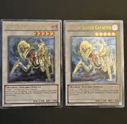 Yugioh Ally of Justice Catastor TU07-EN000 Ultimate Rare NM - Image 1