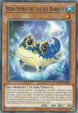 Hexa Spirit of the Ice Barrier - SDFC-EN004 - Common - 1st Edition - Lightly Pla - Image 1