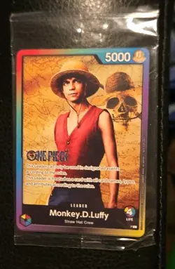 Monkey D. Luffy RAINBOW LIVE ACTION Battle Pack Promo One Piece TCG SEALED - Image 1