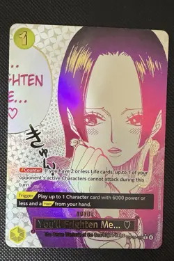 ONE PIECE OP14-118 R You’ll Frighten Me. FOIL Alt Art NM/MINT - Image 1