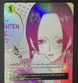 ONE PIECE OP14-118 R You’ll Frighten Me. FOIL Alt Art NM/MINT - Image 3