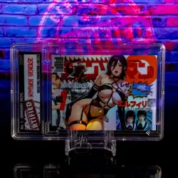 Reze Waifu Trading Card SLAB Serial #07/25 LIMITED RELEASE Encased Custom Holo - Image 2