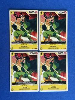 Usopp 500 Years in the Future OP07-099 Common 4-card lot/playset PWE - Image 1