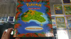 Complete English Southern Islands Set 18/18 Pokemon Cards with Binder - Image 2