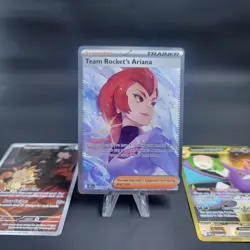 Destined Rivals 3 Card Lot Pokemon Ariana 237 Meowth 203 Crobat 242 NM - Image 2