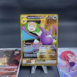 Destined Rivals 3 Card Lot Pokemon Ariana 237 Meowth 203 Crobat 242 NM - Image 4