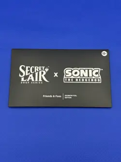 MTG Secret Lair x Sonic the Hedgehog - Friends & Foes Rainbow Foil - Brand New - Image 1