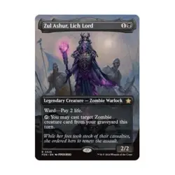 WOTC Foundations Zul Ashur, Lich Lord (Borderless) (R) NM - Image 1