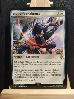 Dancer's Chakrams - Final Fantasy Commander - NM (see pics) MTG - Image 1