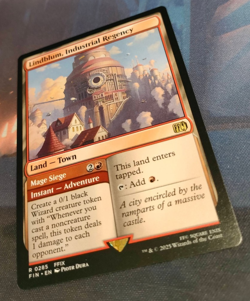 Lindblum, Industrial Regency - Final Fantasy - Rare - NM (see pics) MTG - Image 3