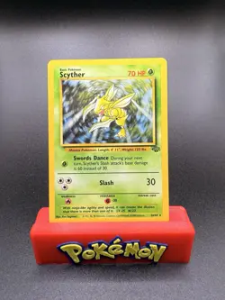 Scyther 26/64 Non-Holo Pokemon Jungle 1999 WOTC Unlimited NM/M - Image 1