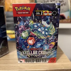 Stellar Crown Scarlet and Violet Pokemon TCG Build and Battle Box - Image 1