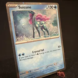 Pokemon Suicune 026/094 Phantasmal Flames (Cosmos Holo) Knockout Box Exclusive - Image 2