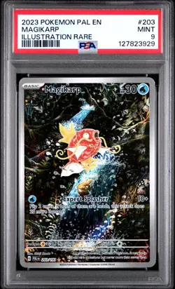 Pokemon Magikarp Illustration 2023 Rare English Paldea Evolved #203/193 PSA 9 - Image 1
