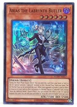 Yugioh Asian-English Arias The Labrynth Butler AGOV-AE017 Super Rare - Image 1