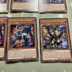 3x Thunder Dragonhawk 1st Edition Rare MZTM-EN076 Yu-Gi-Oh! Dragonroar x3 - Image 2