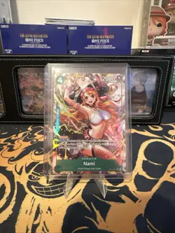 One Piece CCG Nami Alternate Art OP14-031 The Azure Sea's Seven English - Image 1