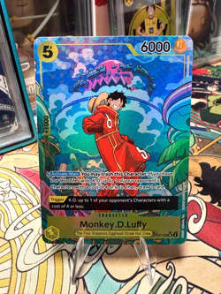 Monkey.D.Luffy (TR) OP07-109 Two Legends Foil One Piece tcg Treasure Rare - Image 1
