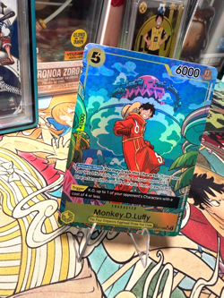 Monkey.D.Luffy (TR) OP07-109 Two Legends Foil One Piece tcg Treasure Rare - Image 2