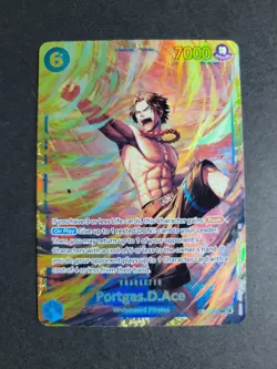 Portgas D Ace OP13-119 Secret Rare One Piece Carrying on His Will - Image 1