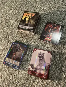 Godzilla TCG Monsters Raid Again 147 Cards Joblot Bundle C UC R P T - Image 1