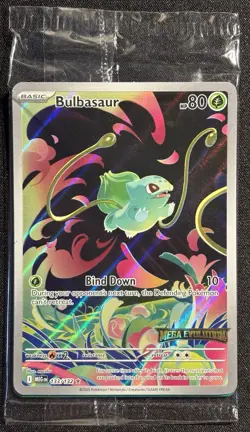 Bulbasaur 133/132 - Stamped SEALED Promo Mega Evolution Pokemon TCG - NM Card - Image 1
