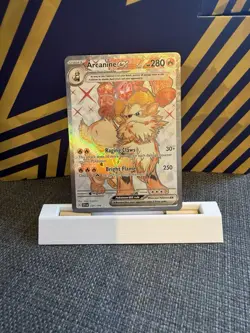 Pokemon Arcanine EX TCG Scarlet Violet Holo Ultra Rare Card 224/198 (NM) - Image 2
