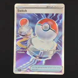 Pokemon TCG Card Switch 123/094 Phantasmal Flames Ultra Rare Full Art - NM - Image 1