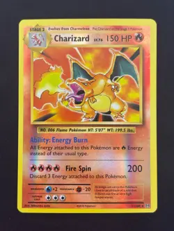 Charizard 11/108 Reverse Holo - Evolutions - Near Mint NM Pokemon Card - Image 1