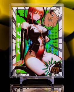 Makima Chainsaw Man UR Chainsaw Man 2 Premium Gold Foil Card Anime CCG Waifu - Image 1