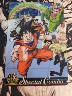 Onepiece Dragon Ball collaboration Card Morinaga Limited 40th Jump Japanese F/Sh - Image 1