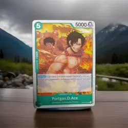 One Piece Card Game - Portgas.D.Ace (2nd Anniversary) OP09-035 - NM - Image 1