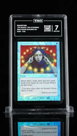 Brainstorm Mercadian Masques Foil, TAG Graded 7 - Image 3