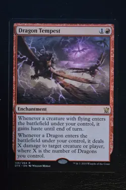Magic The Gathering MTG DRAGON TEMPEST Dragons of Tarkir LP Lightly Played - Image 1