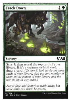 Track Down Core Set 2021 MTG - NM+ *Mythic Relics* - Image 1
