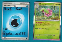 Meganium MEP 001, Mega Evolution Prerelease Stamped Promos, Pokemon Tcg Mep001 - Image 3