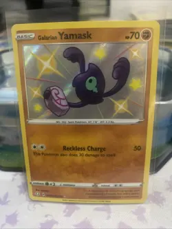 Galarian Yamask SV065/SV122 Shiny Vault Holo Pokemon 2021 Shining Fates - NM - Image 1