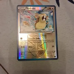 Pokemon TCG Raticate Plasma Freeze 88/116 Reverse Holo - Image 1