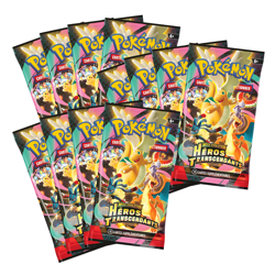 Pokemon 🇫🇷 Artset 3x Coffret Meganium Roitiflam Aligatueur ME2.5 Heros Preco - Image 5