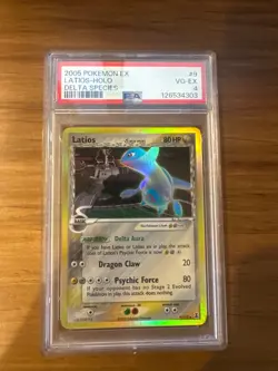 PSA 4 Pokemon TCG Latios (Delta) EX Delta Species 9/113 Reverse Holo Holo Rare - Image 1